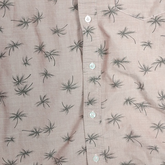 Free Planet men's short sleeved button down shirt size large - Picture 5 of 11